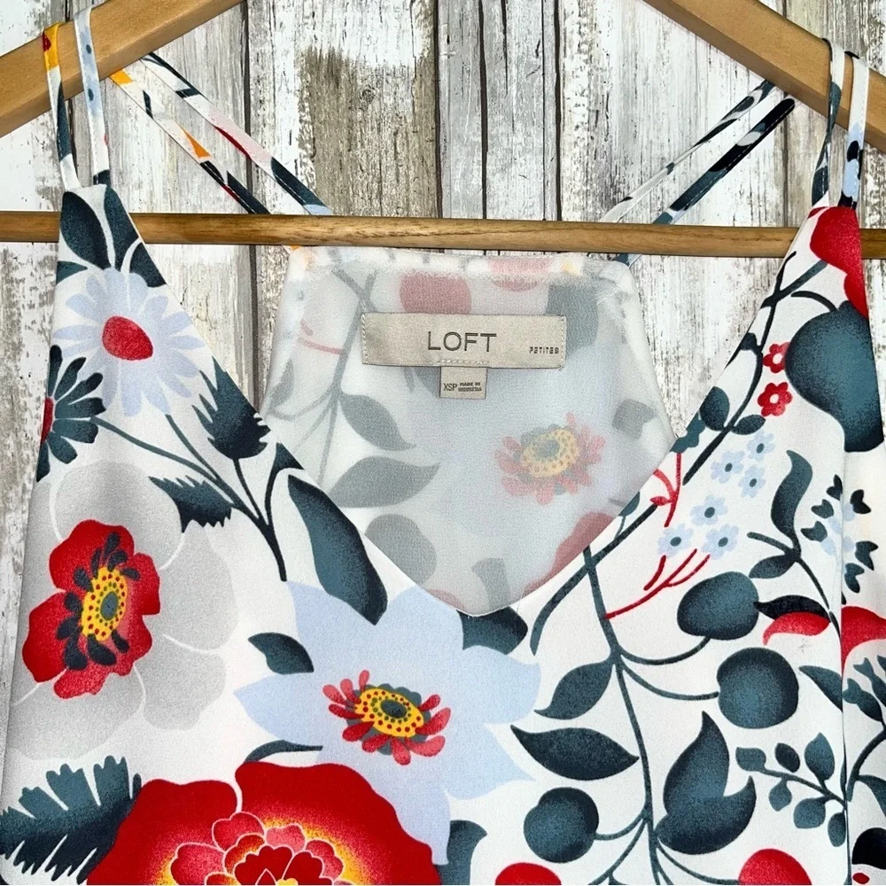 Loft White Floral Tank - Picture 5 of 5